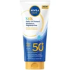 Nivea „Sun Kids Daily UV Protect“ apsauginis losjonas nuo saulės vaikams, skirtas veidui ir kūnui su labai didele apsauga nuo SPF 50+, 100 ml