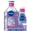 Nivea dviejų pakopų rinkinys micelinis vanduo + akių makiažo valiklis 525 ml