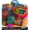 Grafix Obrazki do wydrapywania 6 vnt. zwierzątka - mandala
