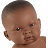 Noah Llorens Lėlė berniukas Noe 45 cm be drabužių, tamsi oda (45003)