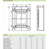 Noark Noark 106196 montavimo korpusas, montuojamas ant paviršiaus IP40 3X18MOD PNS 3X18T