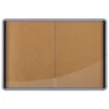 Nobo 20 vnt. vidinė glazūruota dėžutė kamštinėms 18xA4, sidabrinė, 18xA4, 1452 mm, 1040 mm, 1538 mm, 1180 mm
