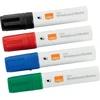 Nobo Nobo Glide whiteboard marker bred skrå spids 10 mm hurtigttørrende blæk, pakke/4 stk. Assorteret