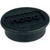 Magnetai Nobo, 24mm, juodos spalvos, 10 vnt./pak.