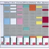 Monthly planner Nobo Sidabras Aliuminis