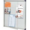 Nobo ypač plokščia 6xA4 siaura magnetinė vidinė vitrina