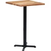 Bistro stalo koja, juodos spalvos, 56x56x107cm, ketus