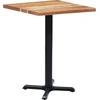 Bistro stalo koja, juodos spalvos, 56x56x72cm, ketus