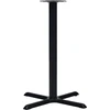Bistro stalo koja, juodos spalvos, 76x76x107cm, ketus