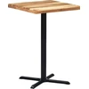 Bistro stalo koja, juodos spalvos, 76x76x107cm, ketus
