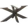 Kavos staliuko koja, voro formos, juoda, 98x58x(42-43) cm, plienas
