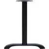 Bistro stalo kojos, 2 vnt., juodos, 61x8x72 cm, ketaus