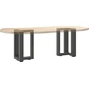 Kavos staliuko kojelės, T formos, 2 vnt., antracito spalvos, 38x25x(42-43) cm, plienas