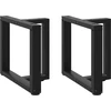 Kavos staliuko kojelės, T formos, 2 vnt., 50x25x(42-43)cm