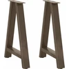 Valgomojo stalo kojelės, A formos, 2 vnt., 60x(72-73) cm, plienas