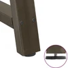 Valgomojo stalo kojelės, A formos, 2 vnt., 60x(72-73) cm, plienas