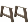 Kavos staliuko kojelės, A formos, 2 vnt., 70x(30-31) cm, plienas
