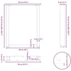 Valgomojo stalo kojelės, 3 vnt., baltos, 70x(72-73) cm, plienas, U formos
