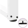 Kavos staliuko kojelės, 2 vnt., baltos, 70x25x(30-31) cm, plienas, T formos