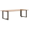 Valgomojo stalo kojelės, T formos, 2 vnt., juodos, 100x35x(72-73) cm, plienas