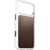 Nomad skaidrus odinis dėklas, sendinto rudumo (Horween) - iPhone 18 Pro Max/17 Pro Max