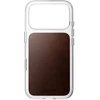 Nomad Skaidrus odinis dėklas, rustinė ruda (Horween) - iPhone 18 Pro/17 Pro