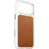Nomad skaidrus odinis dėklas, balno ruda (Horween) - iPhone 18 Pro Max/17 Pro Max