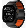 Apyrankė Nomad Stratos Band, juodas titanium, ultra oranžinis FKM - AW 45/46/49mm