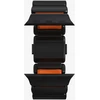 Apyrankė Nomad Stratos Band, juodas titanium, ultra oranžinis FKM - AW 45/46/49mm