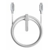 Nomad Kevlaro laidas, USB-C į USB-C, 1.5m, baltas
