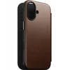 „Nomad Modern“ odinis dėklas, rudas – „iPhone 17“