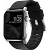 Nomad Active Strap Pro Juodas, sidabrinis - Apple Watch 49mm/46mm/45mm/44mm/42mm