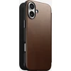 Nomad Modernus odinis dėklas, imbiero spalvos – „iPhone 16 Plus“