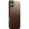Nomad modernus odinis dėklas, rudas – „iPhone 16 Plus“