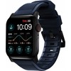 Nomad Rugged Strap, atlantic mėlynas/juodas - AW Ultra 2/1 49mm 9/8/7 45mm/6/SE/5/4 44mm/3/2/1 42mm