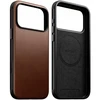 Nomad Modern Leather dėklas, rudos spalvos – iPhone 17 Pro Max