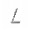 NOMAD Stand One Max - Qi2 belaidis įkroviklis, 25 W trims įrenginiams, suderinamas su „MagSafe“, 4 kartos (sidabrinis)