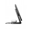 NOMAD Stand One – Qi2.2 25 W belaidis įkroviklis dviem įrenginiams, suderinamas su „MagSafe“, 4-osios kartos (karbidas)