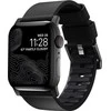 Išmaniojo laikrodžio Apple odinis dirželis, Juodos spalvos, 42/44mm