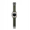 Nomad Stratos dirželis Natural Titanium miško žalios spalvos FKM AW 45/46/49mm