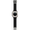 Apyrankė Nomad Stratos Band, natural titanium, juodas FKM - AW 45/46/49mm