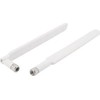 Maršrutizatorius Antena x2 LTE do Huawei B593 E5186 B525 spalva biły