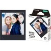 Momentinių Nuotraukų Rėmai - Fujifilm Instax SQUARE Blizgus Juodas Rėmelis 10 Vnt Juodas