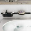 Vonios aksesuarų rinkinys Hansgrohe WallStoris, 27966670, juoda matinė