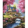 Art Active Norimpex Diamond Mosaic - Namas gėlėmis 40x50cm