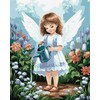 Norimpex Paveikslas pagal skaičius - Angelas sode 40x50cm