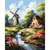 Norimpex Tapyba pagal skaičius - Namas prie malūno 40x50cm