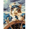 Norimpex Piešimas pagal skaičius - Admiral cat 30x40cm