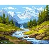 Norimpex Tapyba pagal skaičius - Upelis kalnuose 40x50cm
