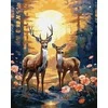 Norimpex Ideyka Painting by numbers 40x50 cm KHO6602 Graceful deer AP0113